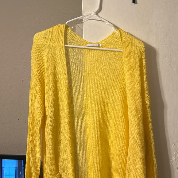 Yellow Cardigan - Picture 1 of 5